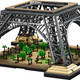 Imagen para el artículo titulado Esta enorme Torre Eiffel es el juego de Lego más alto de todos los tiempos